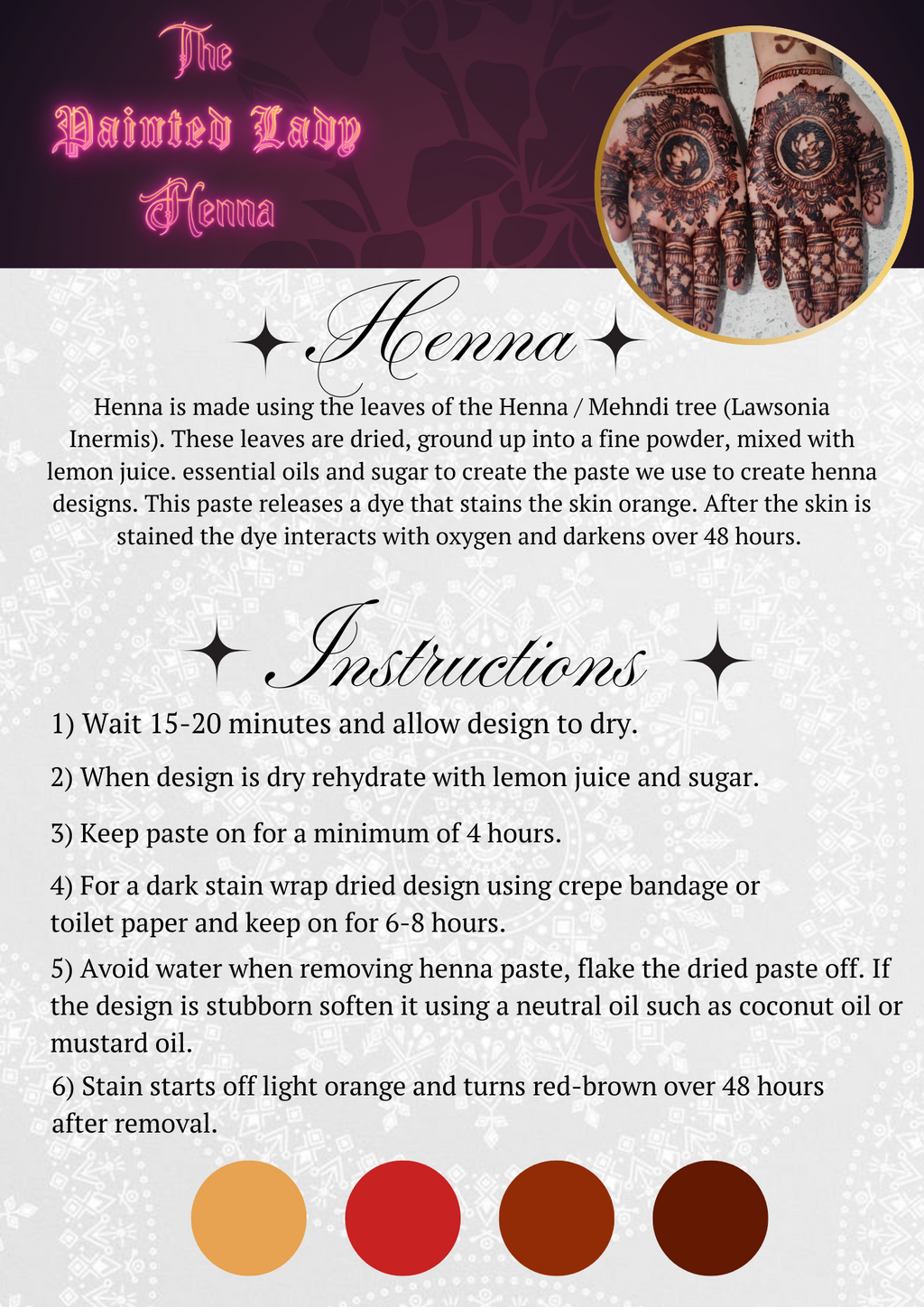 Henna Cone Single